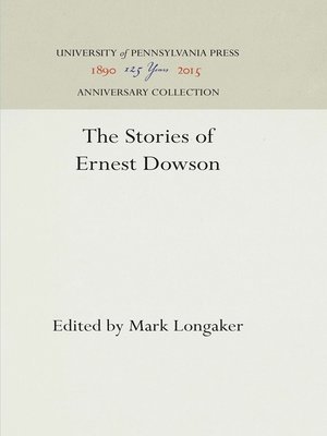 cover image of The Stories of Ernest Dowson